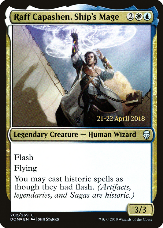 Raff Capashen, Ship's Mage (PDOM-202S) - Dominaria Promos Foil