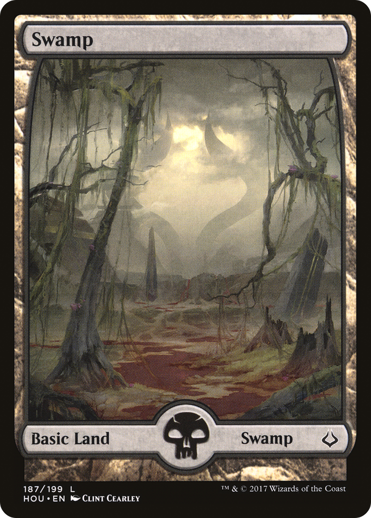 Swamp (HOU-187) - Hour of Devastation Foil