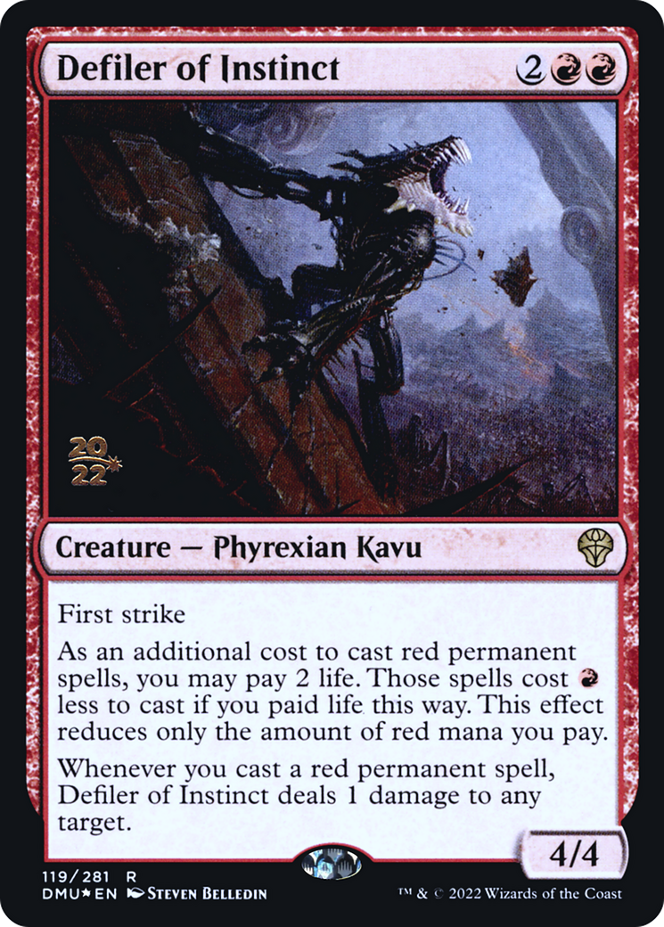 Defiler of Instinct (PRE-119) - Dominaria United Promos (Prerelease) Foil