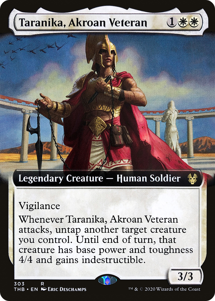 Taranika, Akroan Veteran (THB-303) - Theros Beyond Death: (Extended Art) Foil