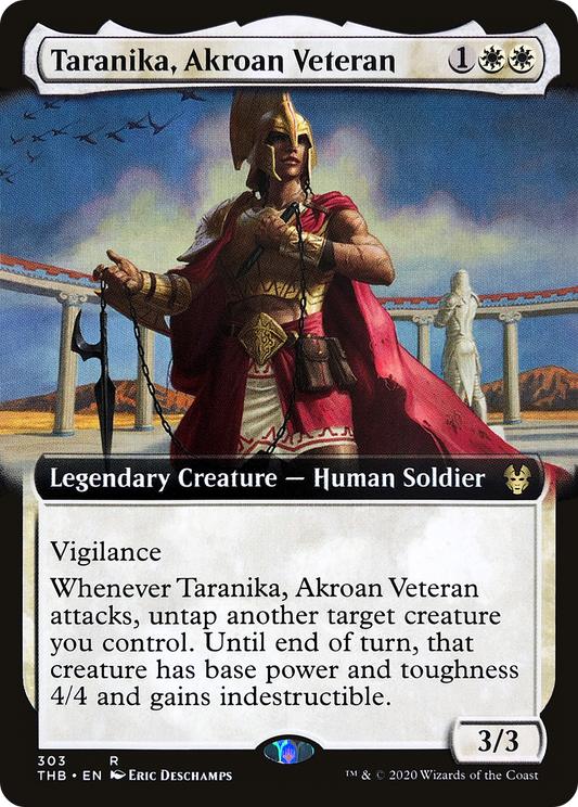 Taranika, Akroan Veteran (THB-303) - Theros Beyond Death: (Extended Art) Foil