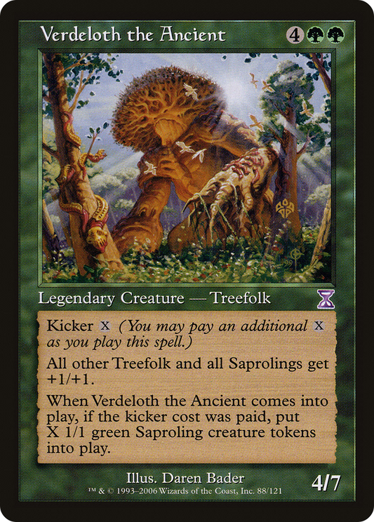 Verdeloth the Ancient (TSB-088) - Time Spiral Timeshifted Foil