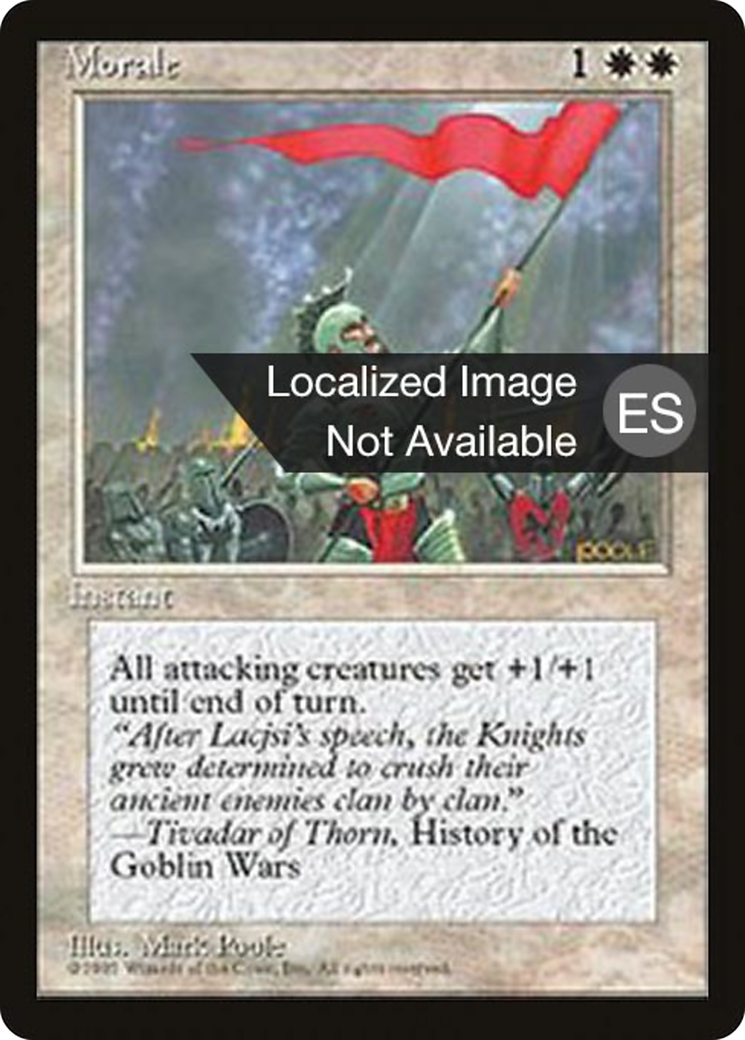 Morale (4BB-036) - Fourth Edition Foreign Black Border