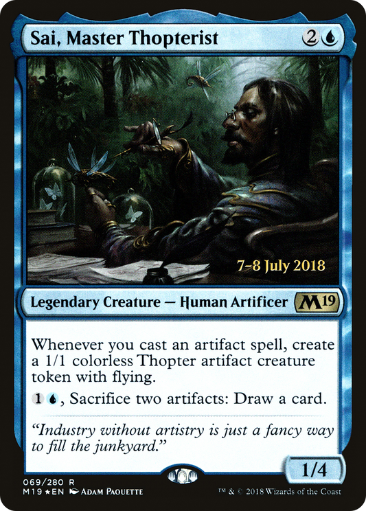 Sai, Master Thopterist (PM19-69S) - Core Set 2019 Promos Foil