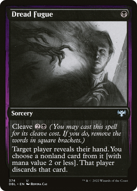 Dread Fugue (DBL-374) - Innistrad: Double Feature Foil