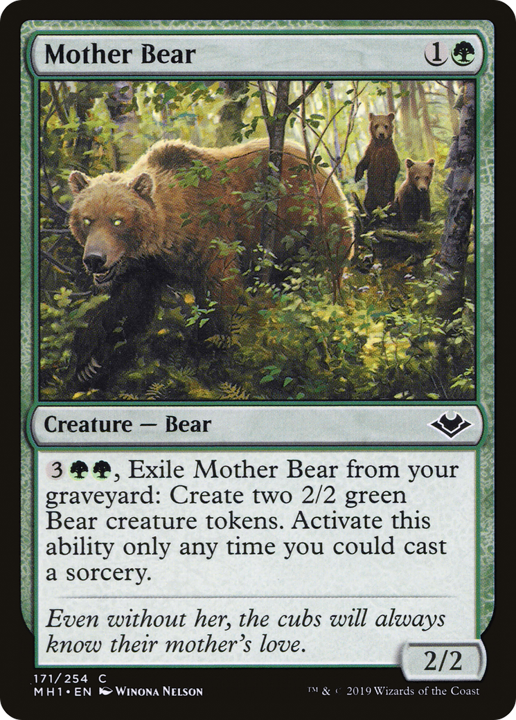Mother Bear  (MH1-171) - Modern Horizons Foil
