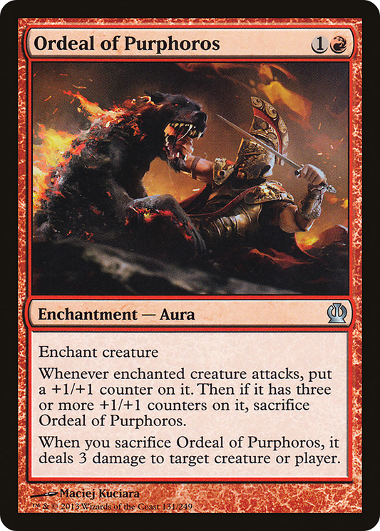 Ordeal of Purphoros (THS-131) - Theros Foil