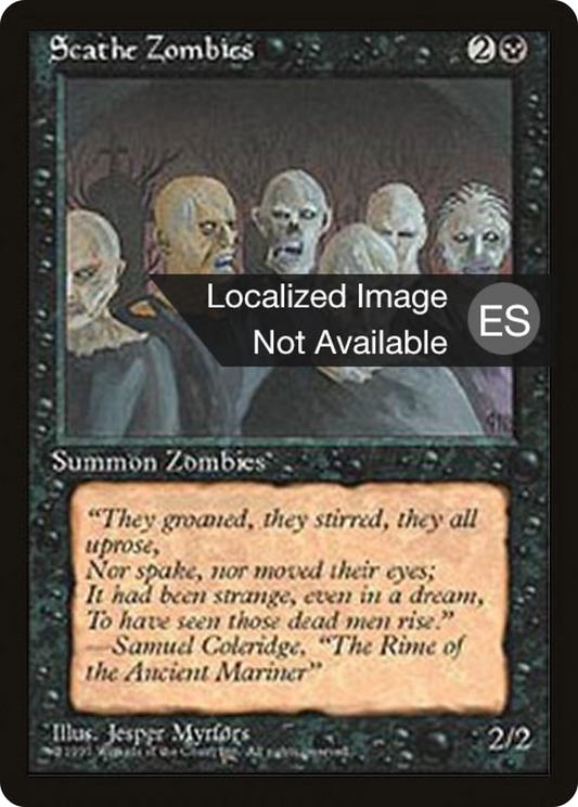 Scathe Zombies (4BB-158) - Fourth Edition Foreign Black Border