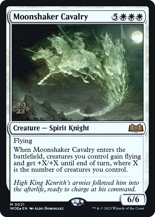 Moonshaker Cavalry (PWOE-21S) - Wilds of Eldraine Promos Foil