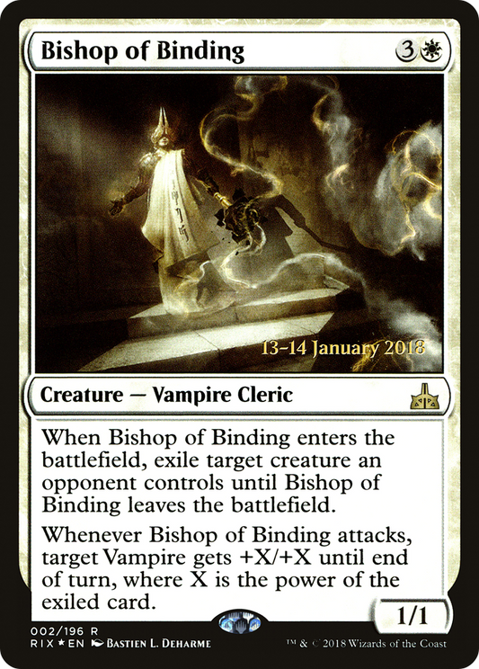 Bishop of Binding (PRE-02S) - Rivals of Ixalan Promos (Prerelease) Foil