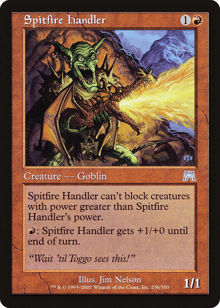 Spitfire Handler (ONS-236) - Onslaught Foil