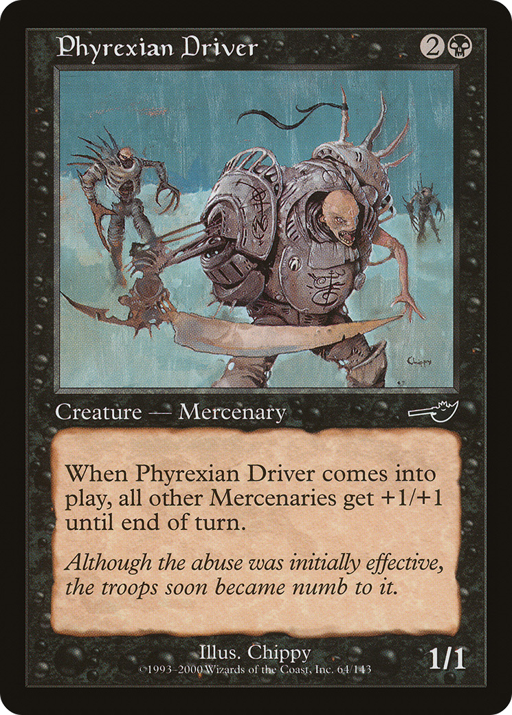 Phyrexian Driver (NEM-064) - Nemesis Foil