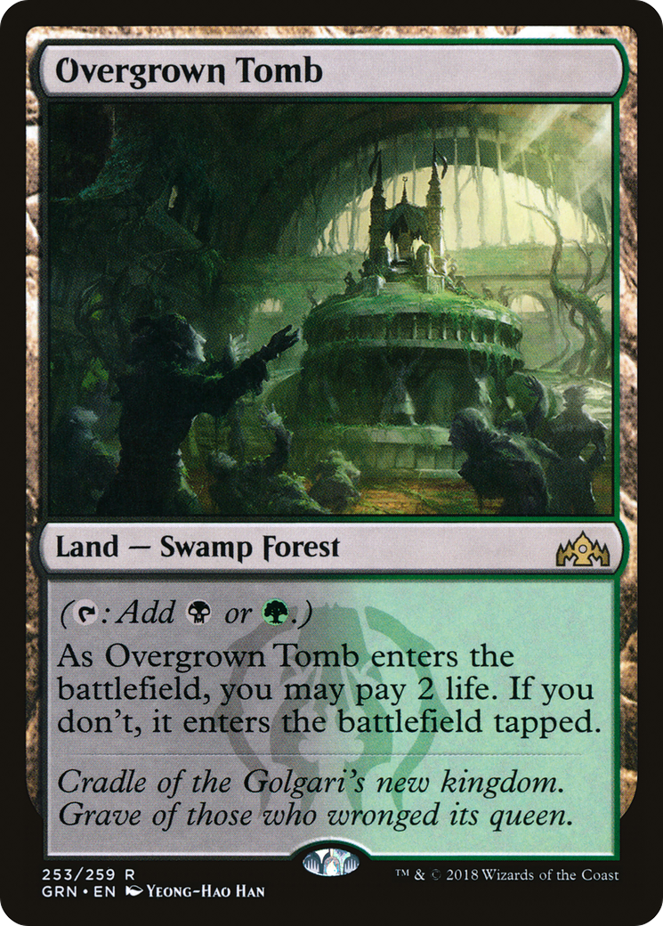 Overgrown Tomb (GRN-253) - Guilds of Ravnica