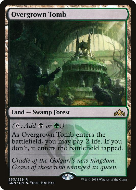 Overgrown Tomb (GRN-253) - Guilds of Ravnica