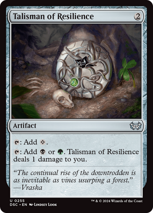 Talisman of Resilience (DSC-255) - Duskmourn: House of Horror Commander