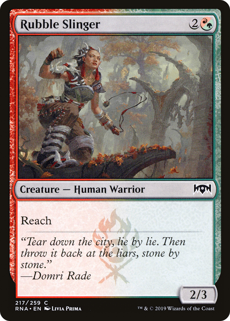 Rubble Slinger (RNA-217) - Ravnica Allegiance