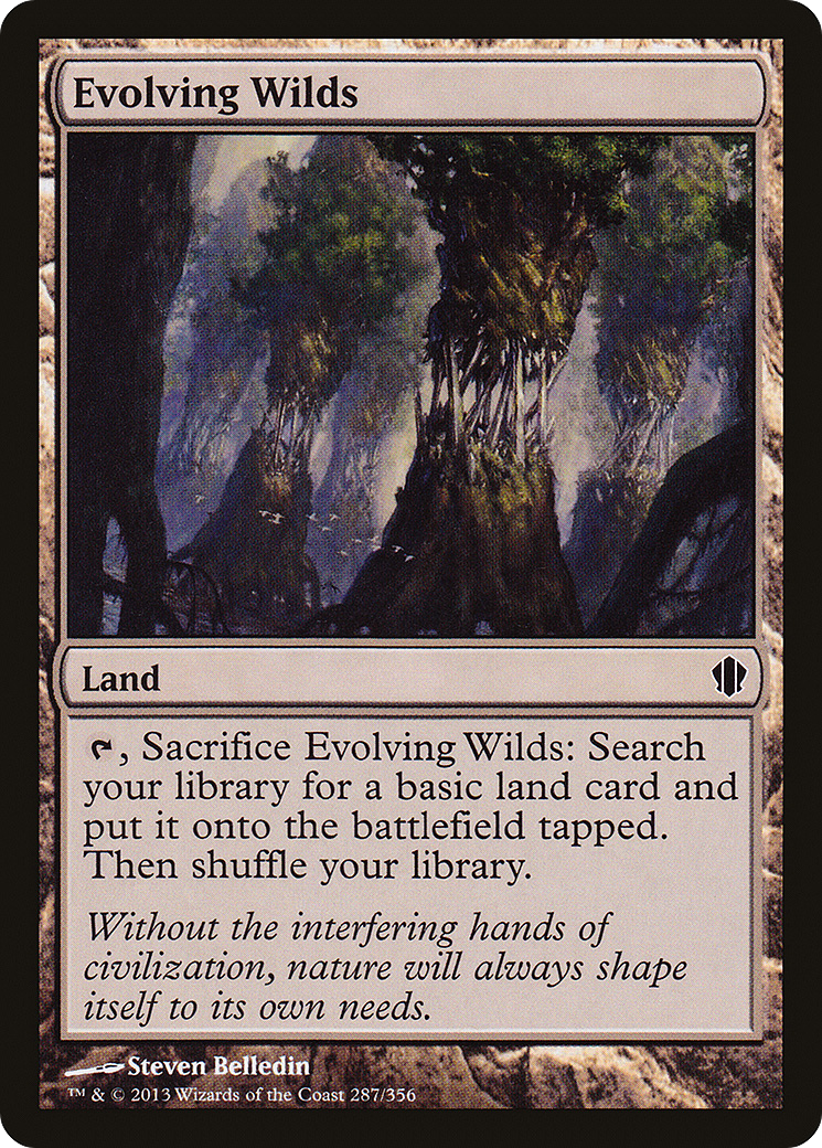 Evolving Wilds (C13-287) - Commander 2013