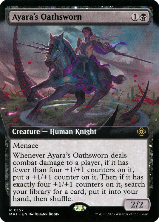Ayara's Oathsworn (Extended Art) (MAT-157) - March of the Machine: The Aftermath: (Extended Art) Foil