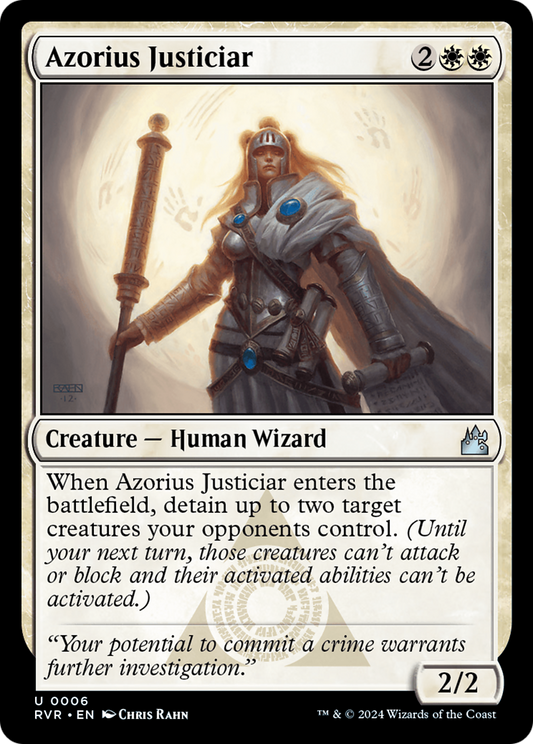 Azorius Justiciar (RVR-006) - Ravnica Remastered