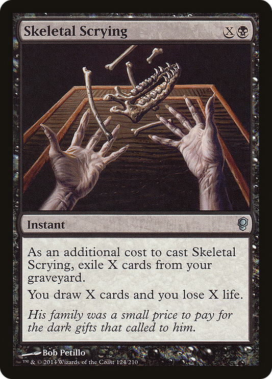 Skeletal Scrying (CNS-124) - Conspiracy Foil