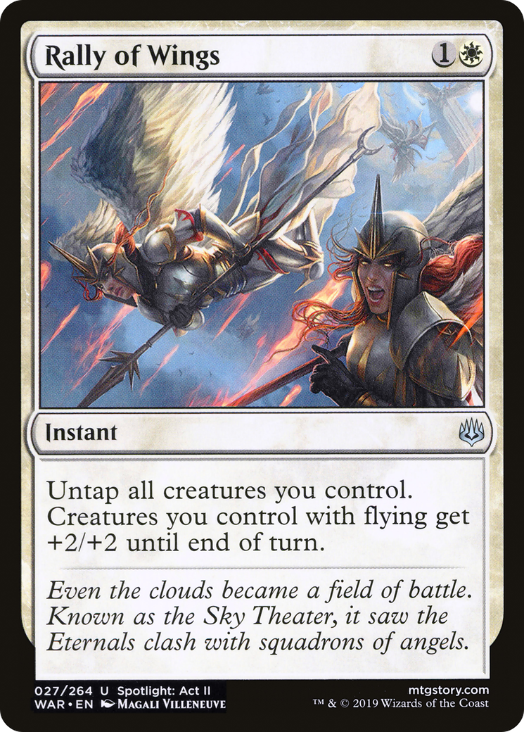 Rally of Wings (WAR-027) - War of the Spark Foil