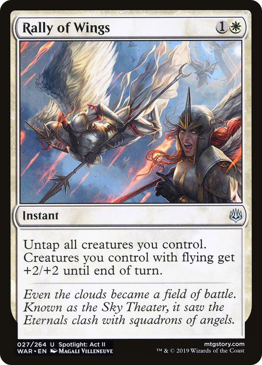 Rally of Wings (WAR-027) - War of the Spark Foil