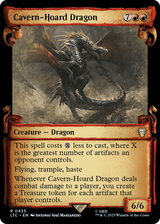 Cavern-Hoard Dragon (Showcase Scrolls) (LTC-433) - Tales of Middle-earth Commander: (Showcase)