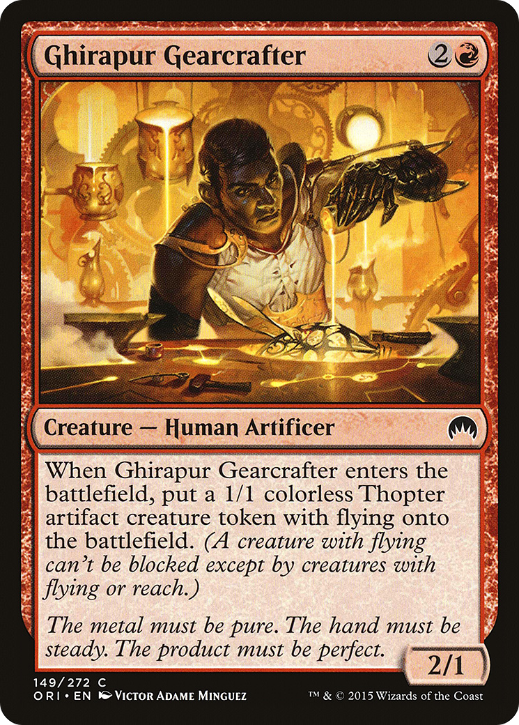 Ghirapur Gearcrafter  (ORI-149) - Magic Origins Foil