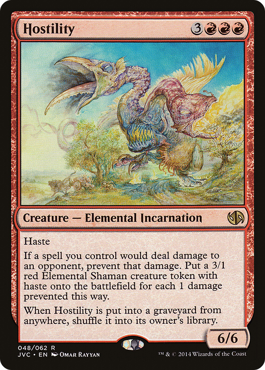 Hostility (DD3-048) - Duel Decks Anthology: Jace vs. Chandra