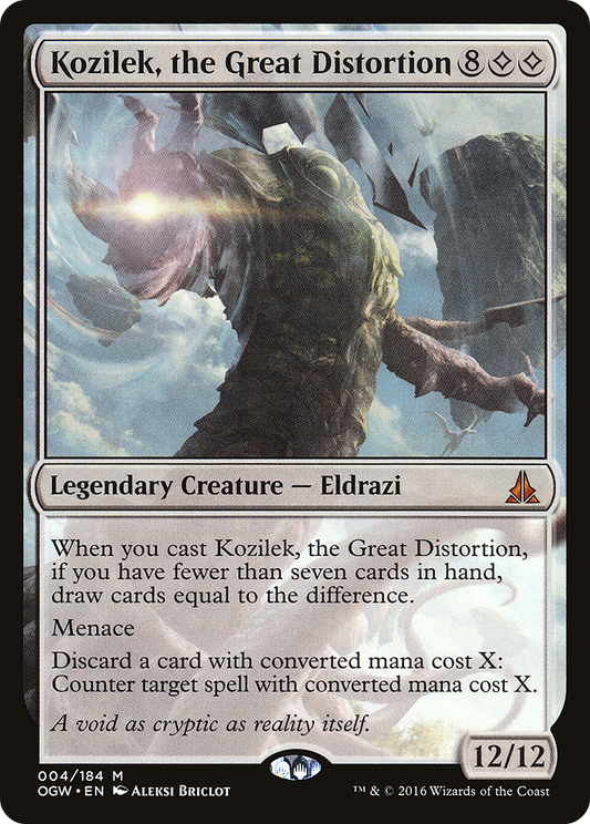 Kozilek, the Great Distortion (OGW-004) - Oath of the Gatewatch