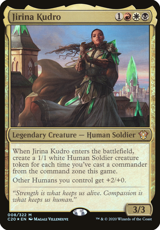 Jirina Kudro (OC20-008) - Commander 2020 Oversized Foil