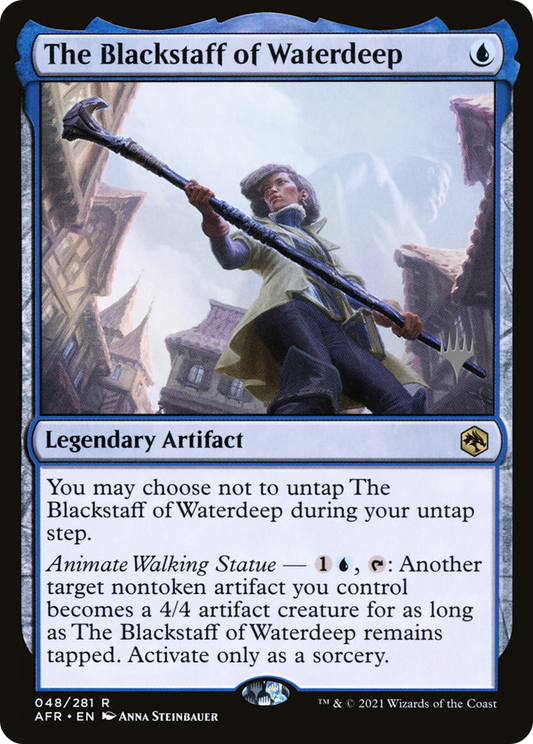 The Blackstaff of Waterdeep (PPAFR-048) - Adventures in the Forgotten Realms Promos Foil (Promo Pack)