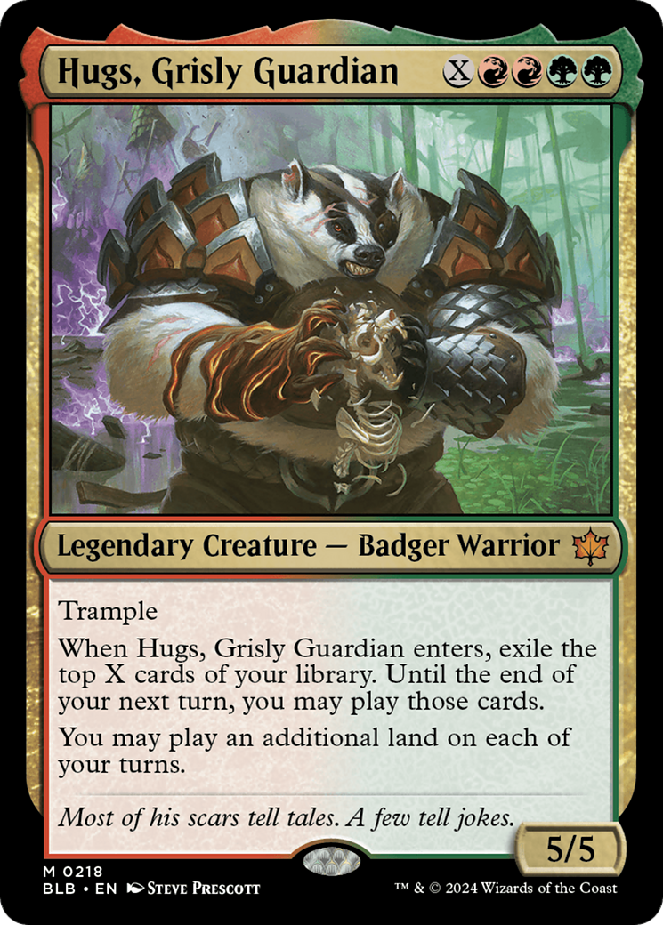 Hugs, Grisly Guardian (BLB-218) - Bloomburrow