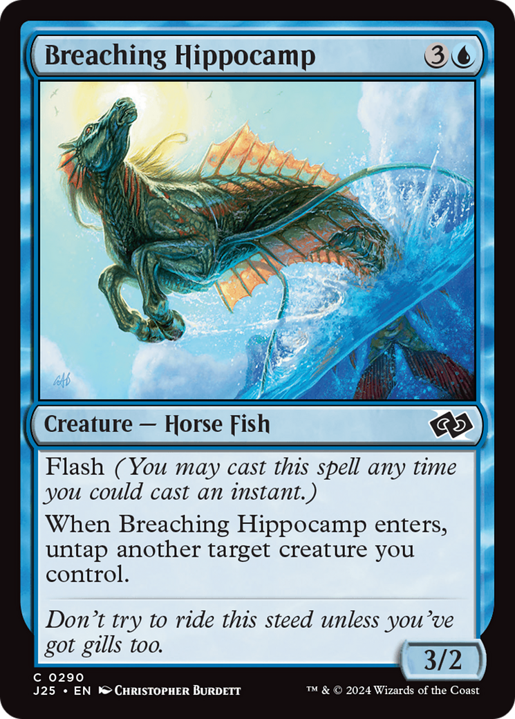 Breaching Hippocamp (J25-290) - Foundations Jumpstart Foil