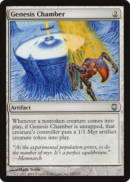 Genesis Chamber (DST-122) - Darksteel Foil