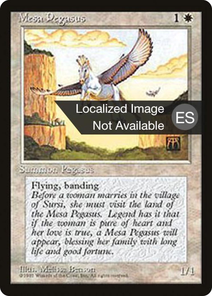 Mesa Pegasus (4BB-035) - Fourth Edition Foreign Black Border