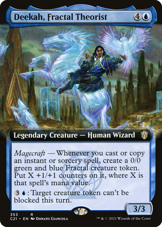 Deekah, Fractal Theorist (C21-353) - Commander 2021: (Extended Art)