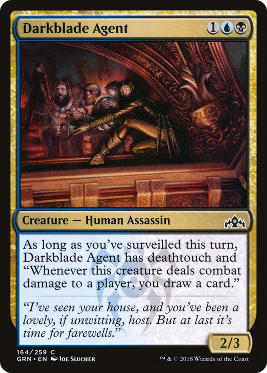 Darkblade Agent (GRN-164) - Guilds of Ravnica