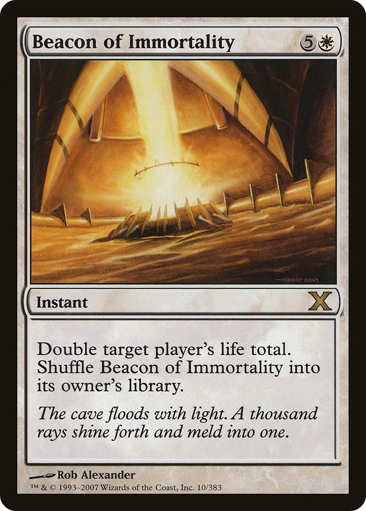 Beacon of Immortality (10E-010) - Tenth Edition Foil
