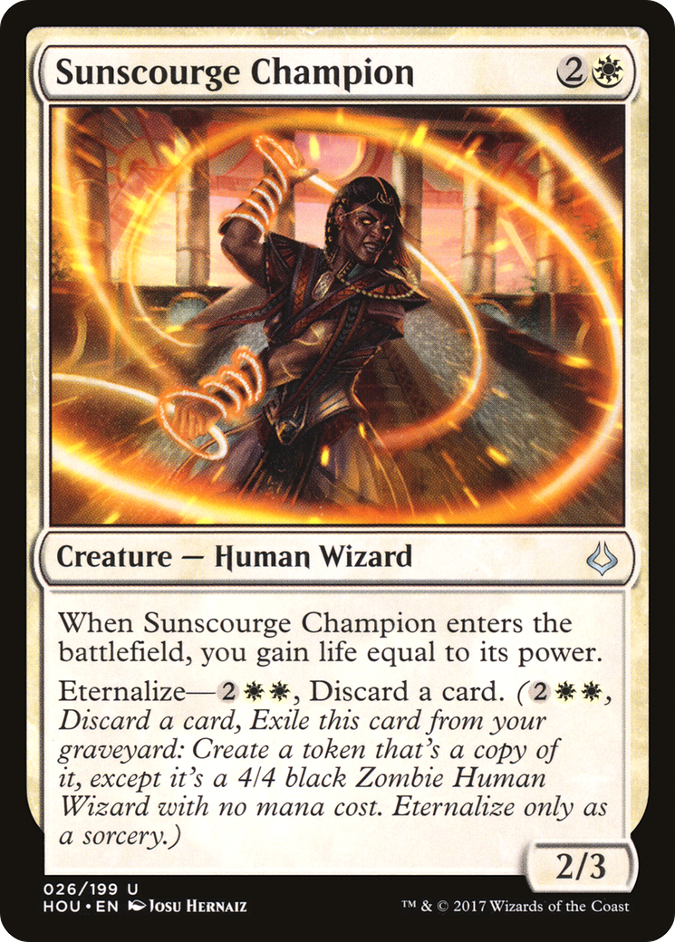 Sunscourge Champion  (HOU-026) - Hour of Devastation Foil