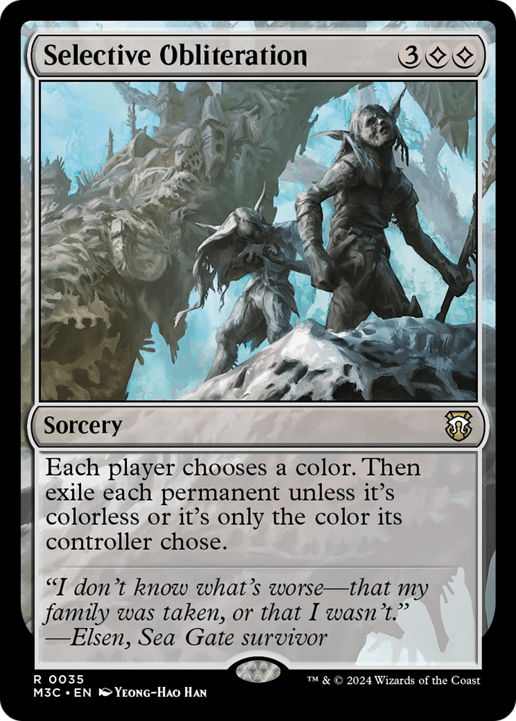 Selective Obliteration (M3C-035) - Modern Horizons 3 Commander Foil