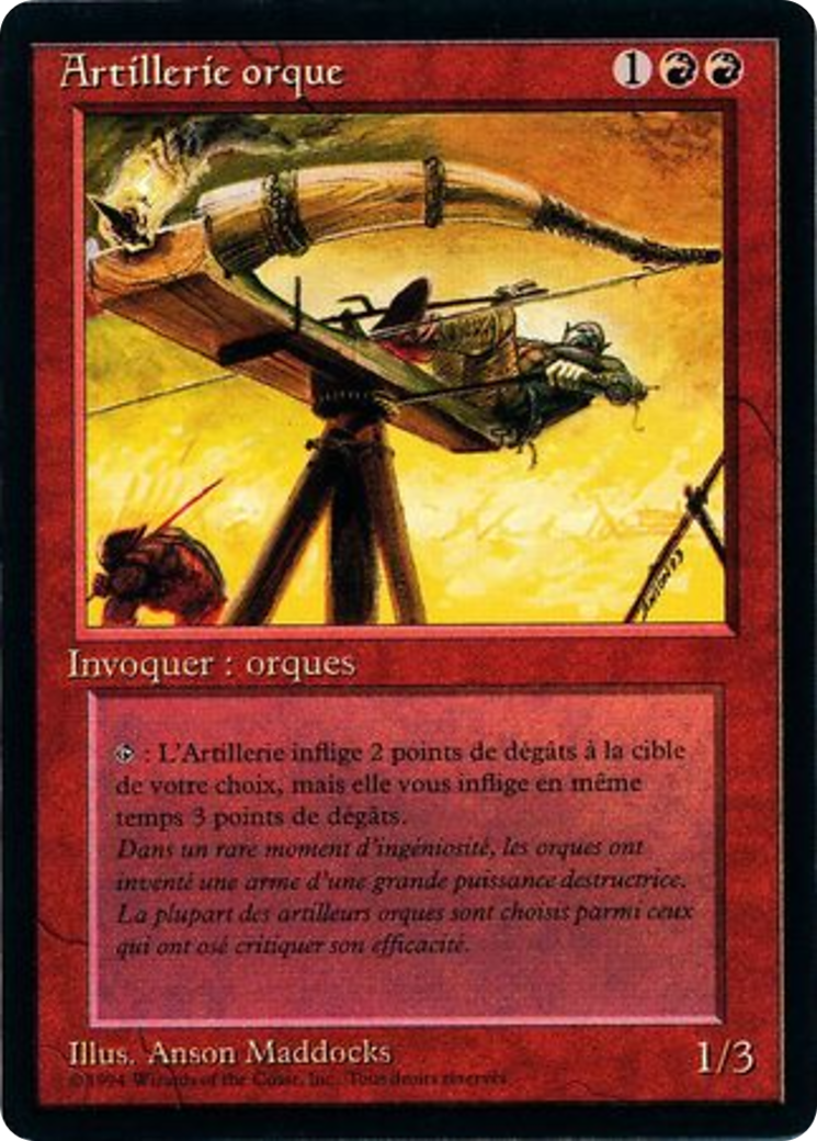 Orcish Artillery (FBB-168) - Foreign Black Border