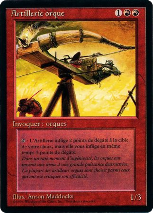 Orcish Artillery (FBB-168) - Foreign Black Border