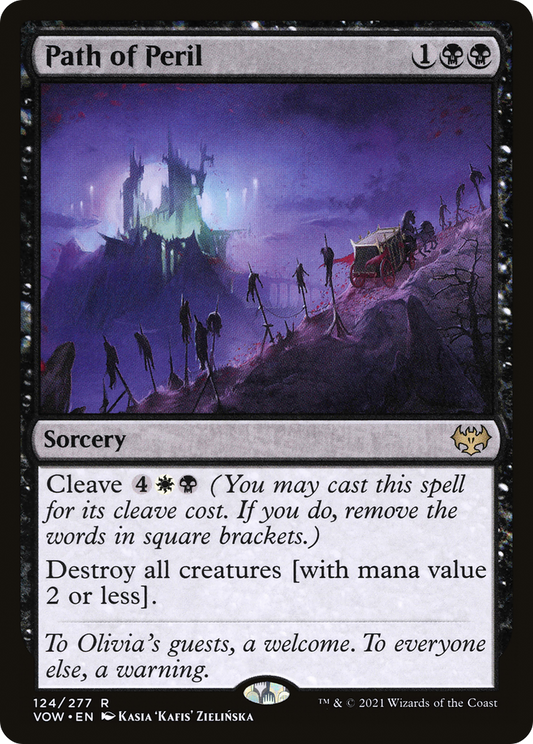 Path of Peril (VOW-124) - Innistrad: Crimson Vow Foil