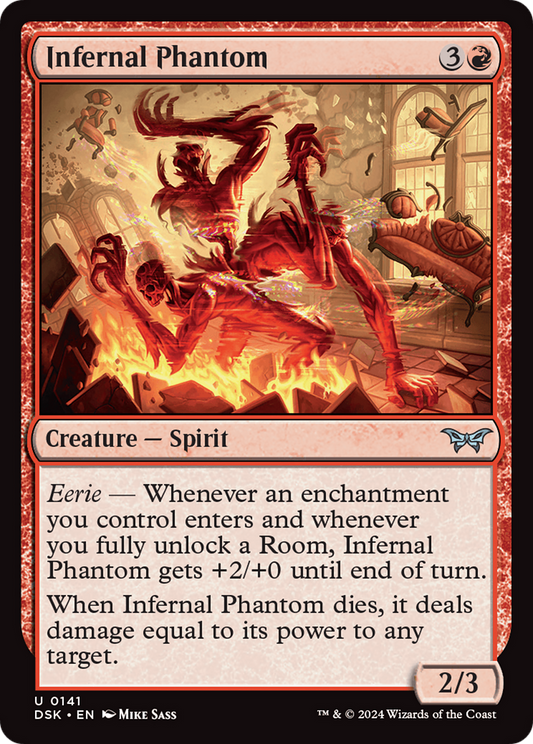 Infernal Phantom (DSK-141) - Duskmourn: House of Horror Foil