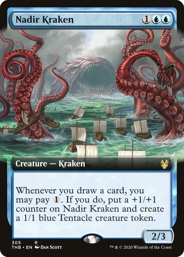 Nadir Kraken  (THB-305) - Theros Beyond Death: (Extended Art) Foil