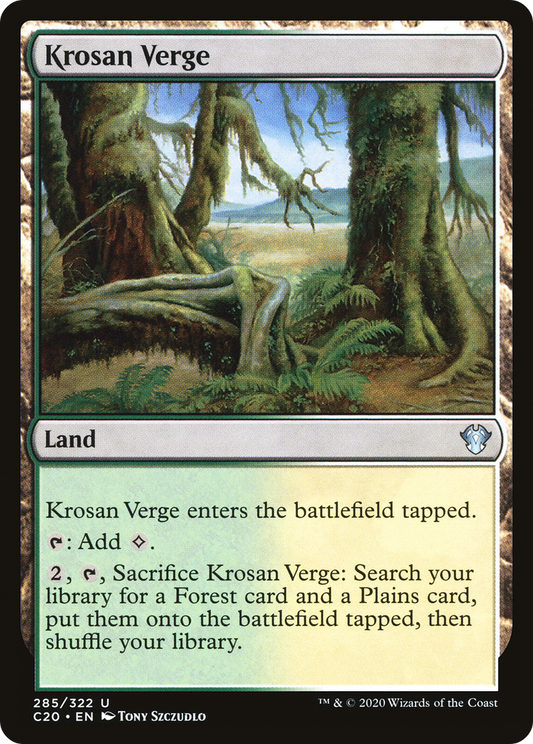 Krosan Verge (C20-285) - Commander 2020
