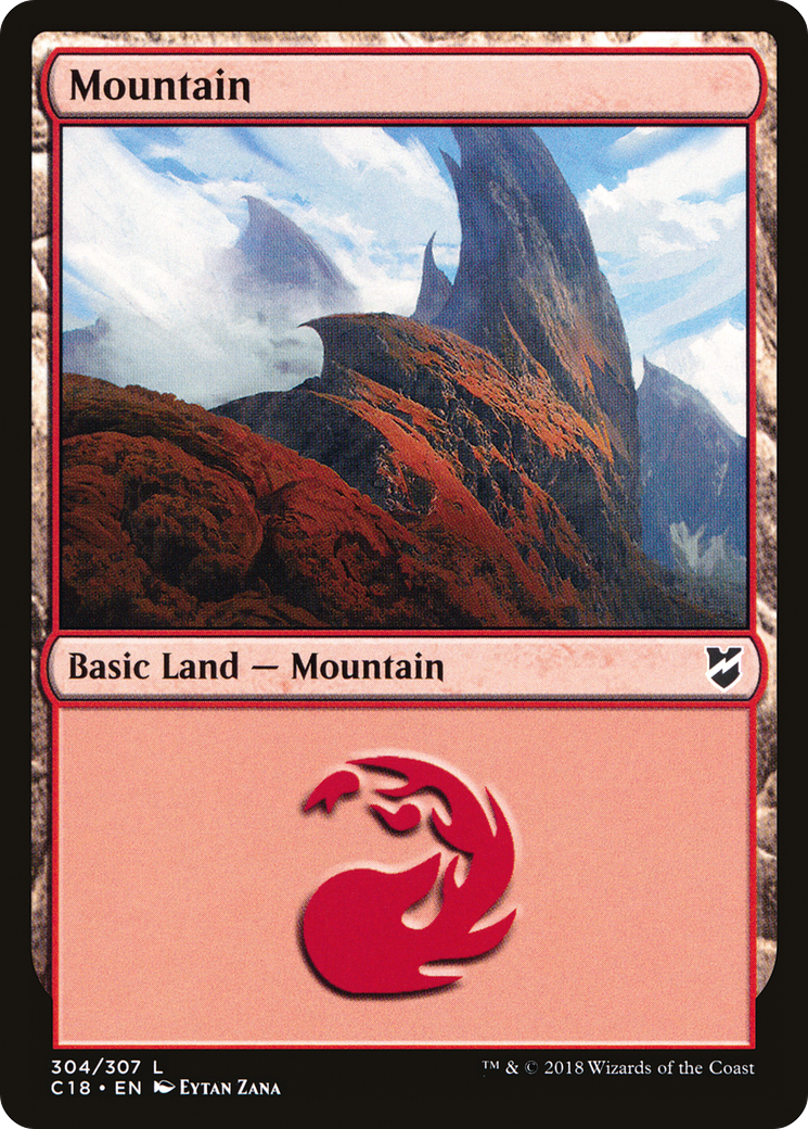 Mountain (C18-304) - Commander 2018