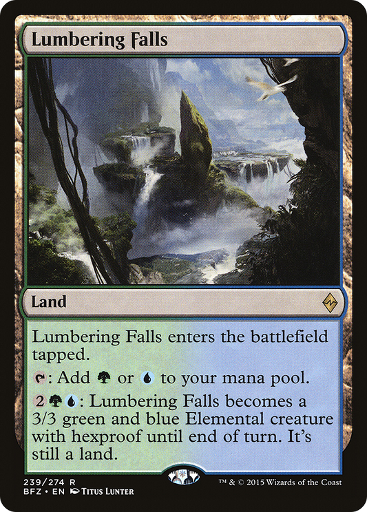 Lumbering Falls (BFZ-239) - Battle for Zendikar
