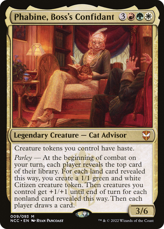 Phabine, Boss's Confidant (NCC-009) - New Capenna Commander Foil